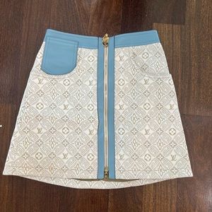 1854 CONTRAST TRIM MINI SKIRT